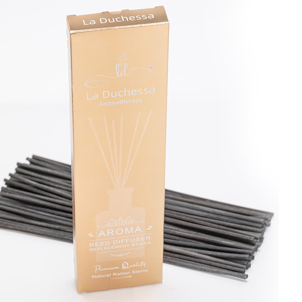 Rattan Reed Diffuser Sticks - Black Colour (60/ 100 Sticks)