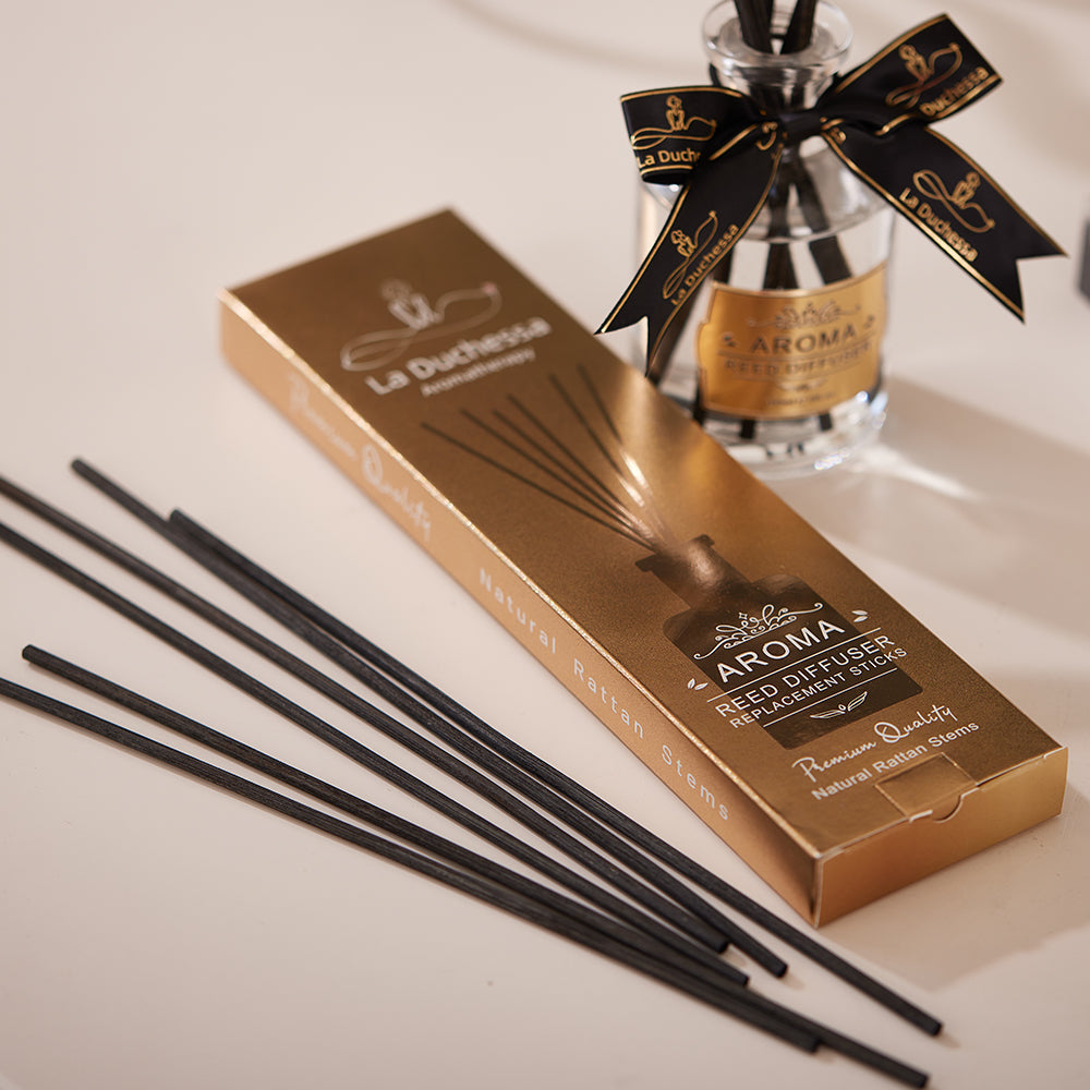 Rattan Reed Diffuser Sticks - Black Colour (60/ 100 Sticks)