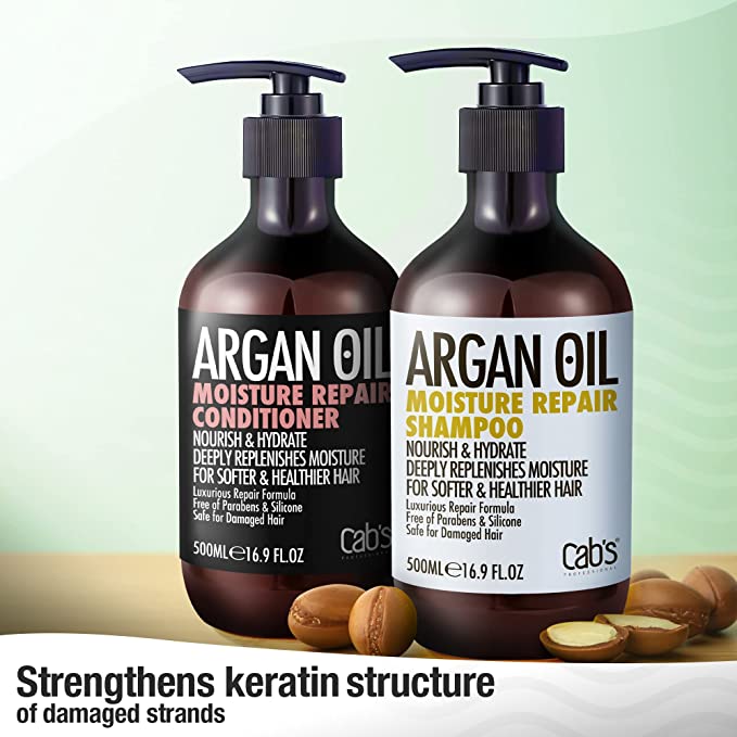 Cab's Argan Oil Set - Shampoo and Conditioner