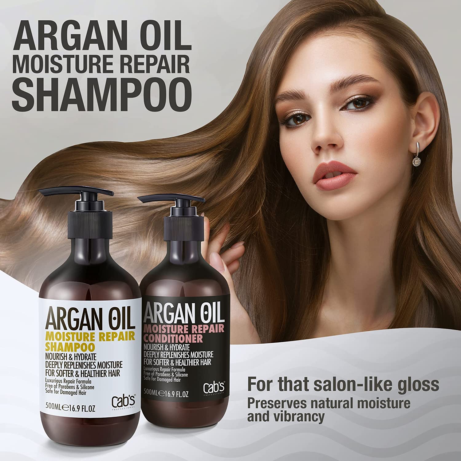 Cab's Argan Oil Set - Shampoo and Conditioner