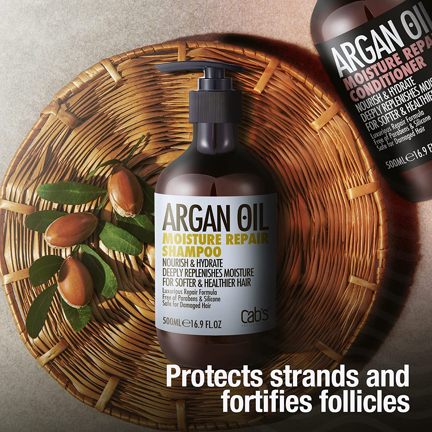 Cab's Argan Oil Set - Shampoo and Conditioner